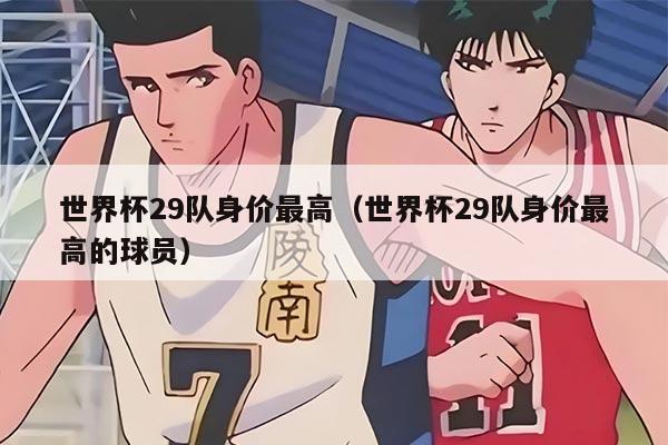 世界杯29队身价最高（世界杯29队身价最高的球员）