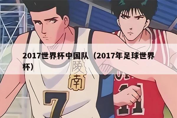 2017世界杯中国队（2017年足球世界杯）