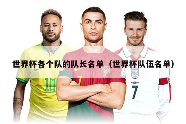 世界杯各个队的队长名单（世界杯队伍名单）