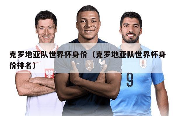 克罗地亚队世界杯身价(克罗地亚队世界杯身价排名)